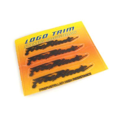 Logo-Trim 4R FIREBLADE (4er Set) avec 3M technologie en noir-métallic