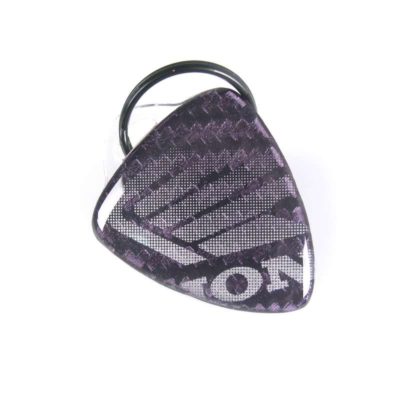 Porte clé 4R 3D KEY SHIELD en carbon-argenté avec logo HONDA