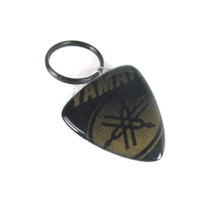 Porte clé 4R 3D KEY SHIELD en paillettes-doré avec logo YAMAHA