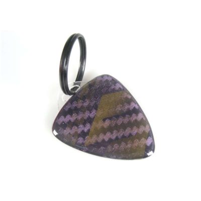 Porte clé 4R 3D KEY SHIELD en carbon-doré avec logo Suzuki