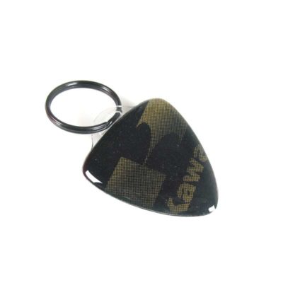 Porte clé 4R 3D KEY SHIELD en paillettes-doré avec logo KAWASAKI