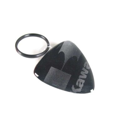 Porte clé 4R 3D KEY SHIELD en paillettes-argenté avec logo KAWASAKI