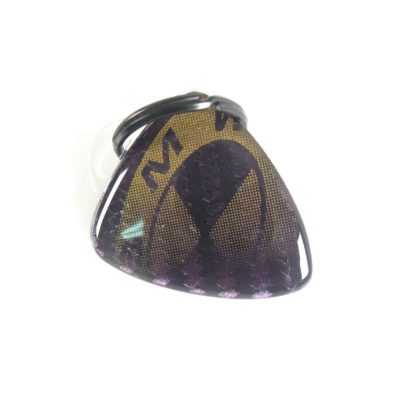 Porte clé 4R 3D KEY SHIELD en carbon-doré avec  logo BMW