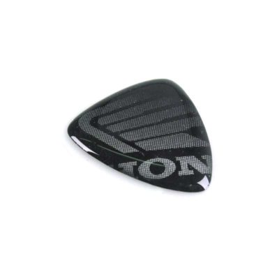 Sticker 4R 3D BIKE SHIELD en argent brillant (40 x 35/10mm) avec HONDA logo