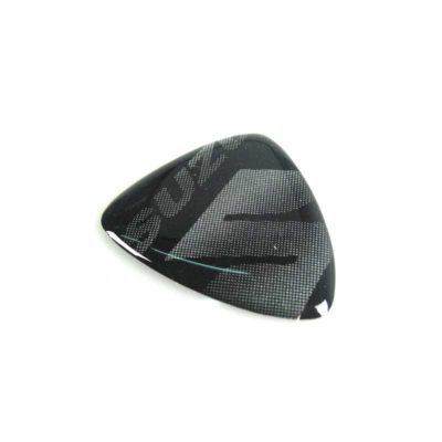 Sticker 4R 3D BIKE SHIELD en argent brillant (40 x 35/10mm) avec Suzuki logo