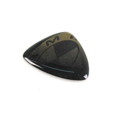 Sticker 4R 3D BIKE SHIELD en doré brilliant (40 x 35/10mm) avec BMW logo