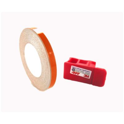 Bande de jante 4R REFRACTIVE (5mm x 6m) 3M technologie guide applic. Orange