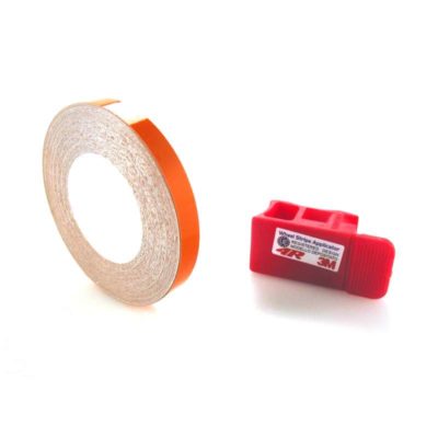Bande de jante 4R REFRACTIVE (7mm x 6m) 3M technologie guide applic. Orange