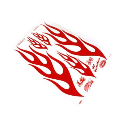 Autocollants MERYT Tribal en rouge (50 x 35cm)