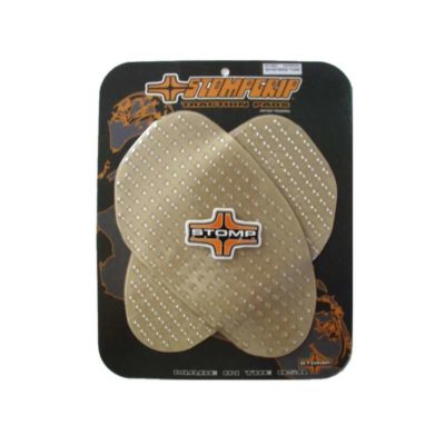 Side-Pad STOMPGRIP POWERSPORTS - VOLCANO  transparent Aprilia