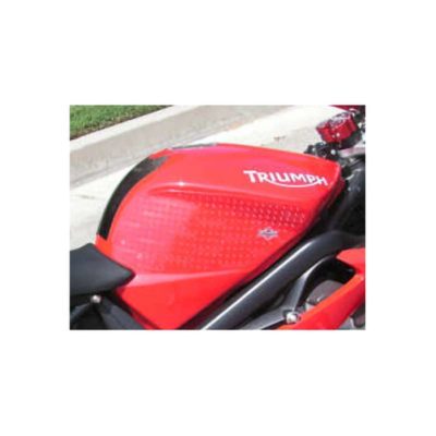 Side-Pad STOMPGRIP POWERSPORTS - VOLCANO transparent Triumph
