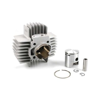 Kit DMP Ø 45mm (axe 12), alu NM- aillerons longs, 6 sorties Nicasil Puch E50