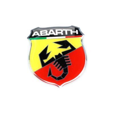 Sticker ABARTH 3D SCUDETTO (hauteur 50mm)