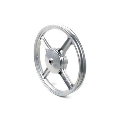 Jante arrière PIAGGIO 16 x 1.35 Zoll fente (vide) argenté Ciao/SI