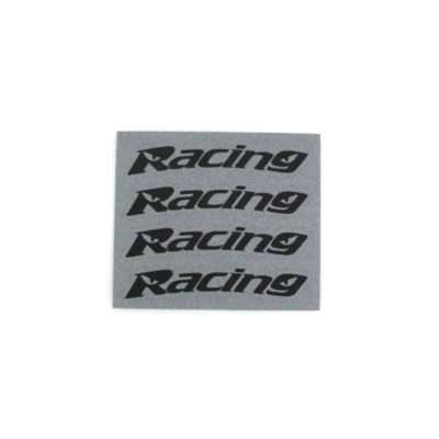 Autocollants pneu 4R RACING (4 pcs) argenté fluo reflectant