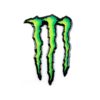 Autocollant 4R MONSTER ENERGY 11 x 7cm Silikon