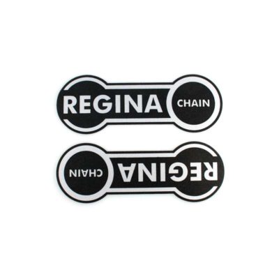Autocollants 4R REGenA CHAIN (10 x 12cm) noir/argenté