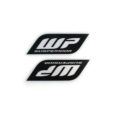 Autocollants 4R WP SUSPENSION (10 x 12cm) noir/argenté