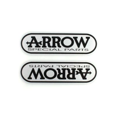 Autocollants 4R ARROW (10 x 12cm) noir/argenté