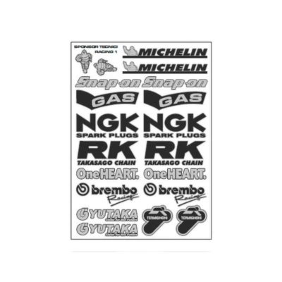 Autocollants 4R SPONSOR RACING 1.0 (35 x 25cm)