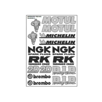 Autocollants 4R SPONSOR RACING 4.0 (35 x 25cm)