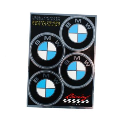 Autocollants 4R BMW (Ø 48mm - 130 x 95mm)