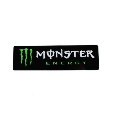 Autocollant s 4R MONSTER ENERGY (5.5 x 20cm) en noir/vert