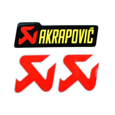 Autocollants 4R AKRAPOVIC (14 x 16cm)
