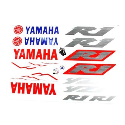 Autocollants 4R YAMAHA YZF-R1 (35 x 25cm)