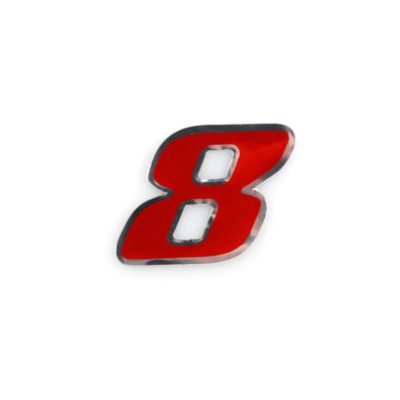 Autocollant 4R PICCOLO chiffre no. 8 rouge (65 x 65mm)