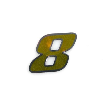 Autocollant 4R MINI chiffre no. 8 doré (30 x 30mm)
