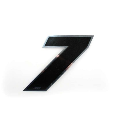 Autocollant 4R MINI chiffre no. 7 noir (30 x 30mm)