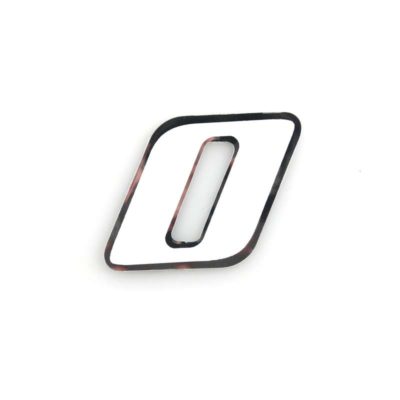 Autocollant 4R MINI chiffre no. 0 blanc (30 x 30mm)