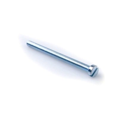 Vis cylindre avec fente M 6/1 x 3.9 x 70mm (DIN 84) galvanisé-bleu