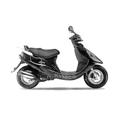 Echappement KYMCO original KB 50 / K12 50