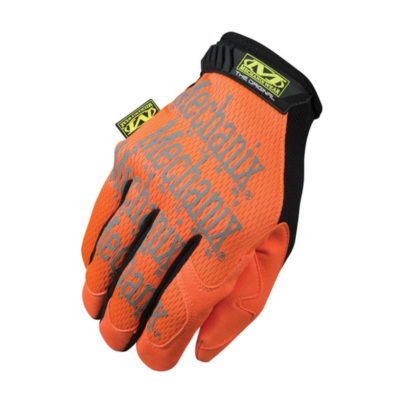 Gants atelier MECHANIX original SAFETY Orange-fluo (taille L)