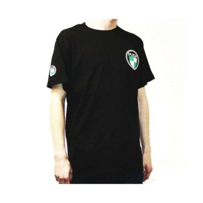 T- Shirt PUCH (cou rond) noir logo Puch (taille: M)