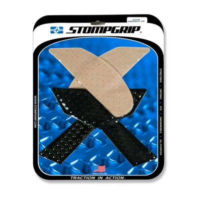 Side-Pad STOMPGRIP POWERSPORTS - VOLCANO transparent Kawasaki