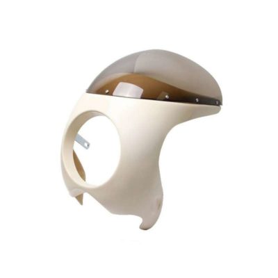 Habillage phare MOPED KINGS CAFE RACER polyester avec verre polyester