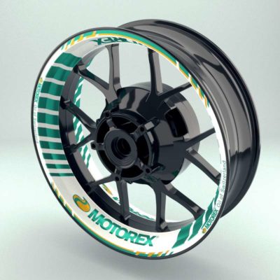 Wheelsticker TECH PREMIUM - Motorex 2 roues complètes