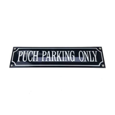 Panneau de stationnement TECH PUCH PARKING ONLY (80x330mm)