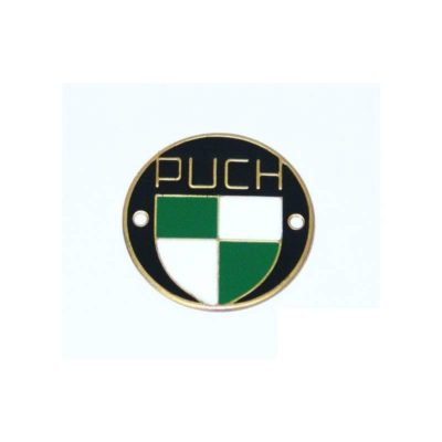 Emblem PUCH Ø 40mm laiton pour carter phare Puch