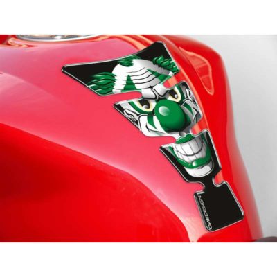 Protège réservoir PRINT SPIRIT CLOWN en vert 128 x 213mm