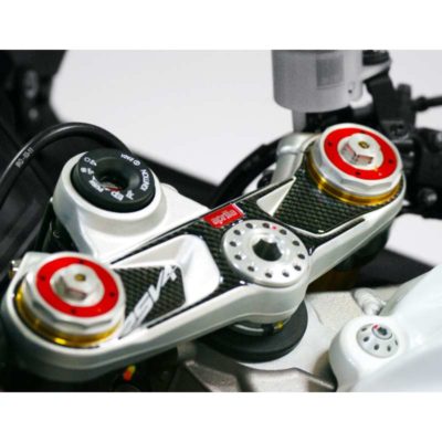 Protège tête de fourche PRINT carbon-look Aprilia