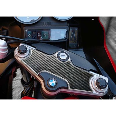 Protège tête de fourche PRINT carbon-look BMW