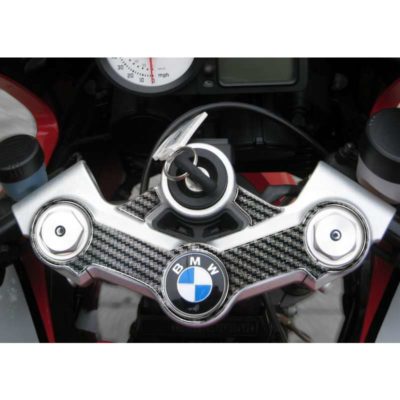 Protège tête de fourche PRINT carbon-look BMW