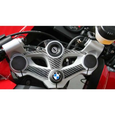 Protège tête de fourche PRINT carbon-look BMW