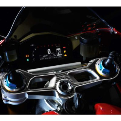 Protège tête de fourche PRINT carbon-look Ducati