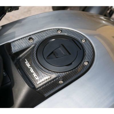 Protège tête de fourche PRINT carbon-look Ducati