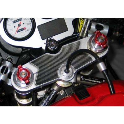 Protège tête de fourche PRINT carbon-look Ducati
